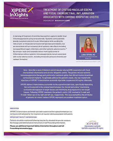 Treatment of Cystoid